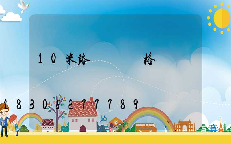 10米路燈燈桿價格