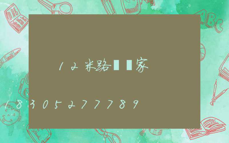12米路燈廠家