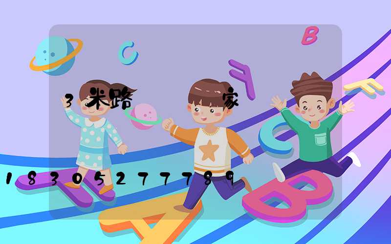 3米路燈燈桿廠家