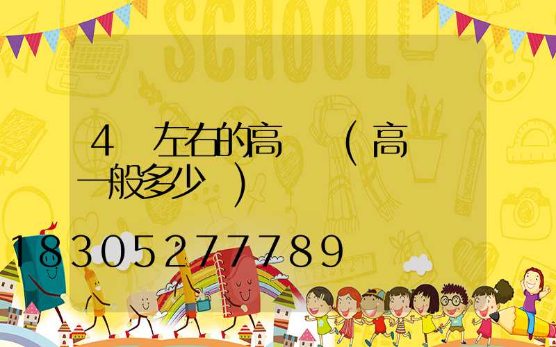 4萬左右的高桿燈(高桿燈一般多少錢)