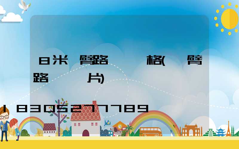 8米單臂路燈桿價格(單臂路燈桿圖片)