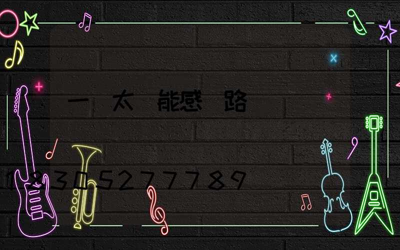 一體太陽能感應路燈