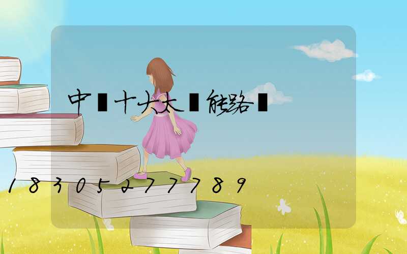 中國十大太陽能路燈