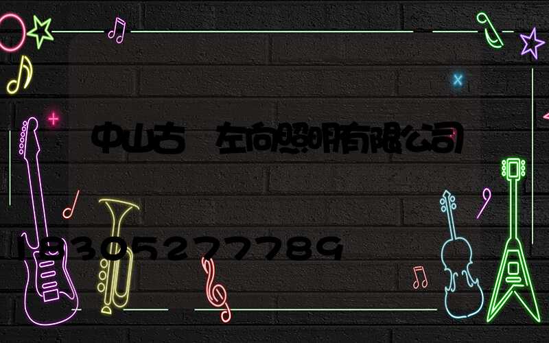 中山古鎮左向照明有限公司