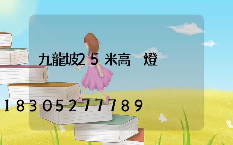 九龍坡25米高桿燈