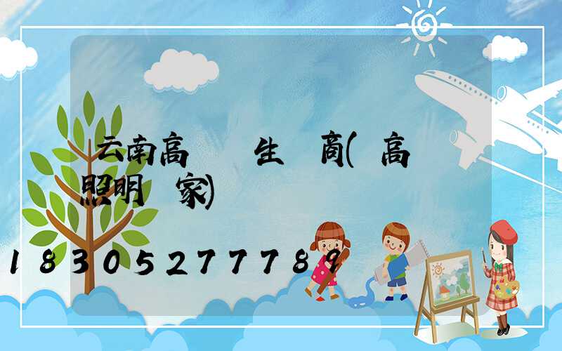 云南高桿燈生產商(高桿燈照明廠家)