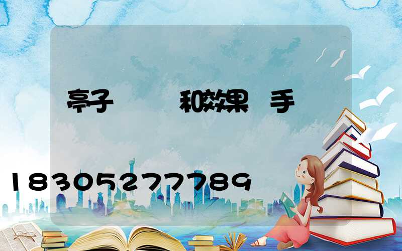 亭子設計圖和效果圖手繪