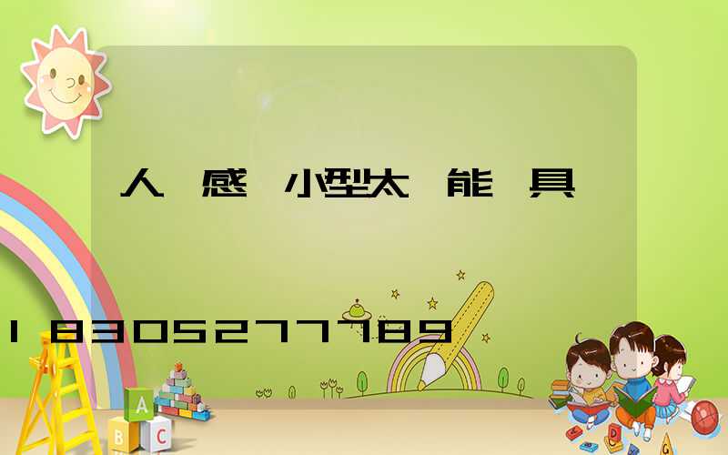 人體感應小型太陽能燈具