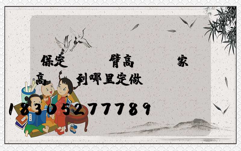 保定廣場雙臂高桿燈廠家(高桿燈到哪里定做)