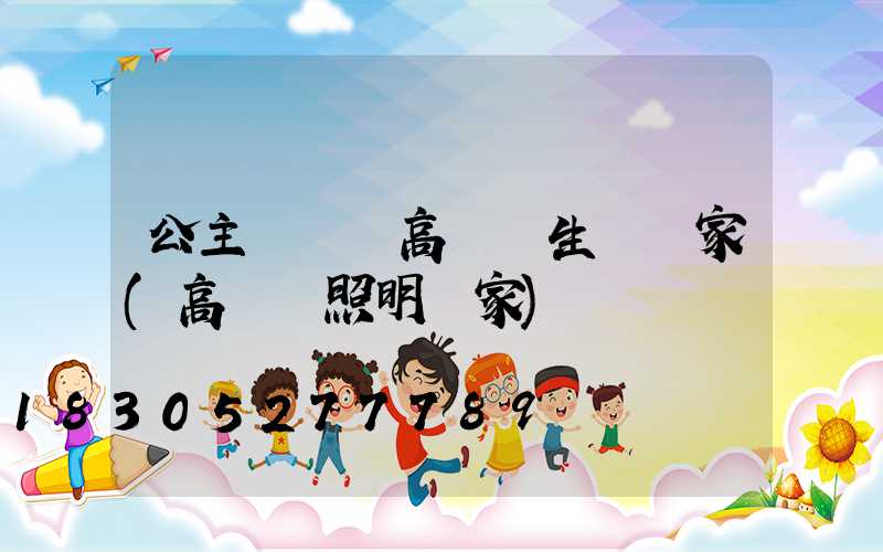 公主嶺雙頭高桿燈生產廠家(高桿燈照明廠家)