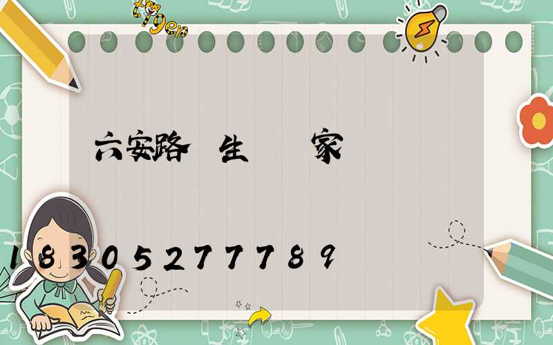 六安路燈生產廠家