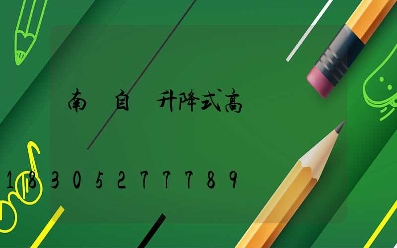 南陽自動升降式高桿燈選購