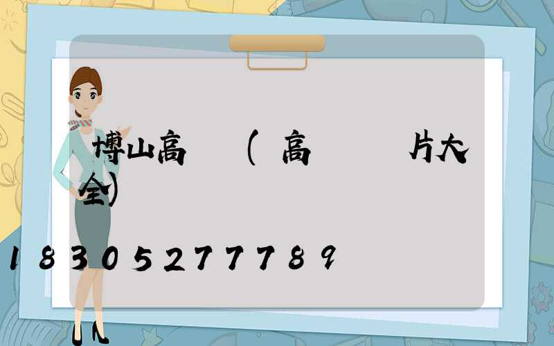 博山高桿燈(高桿燈圖片大全)