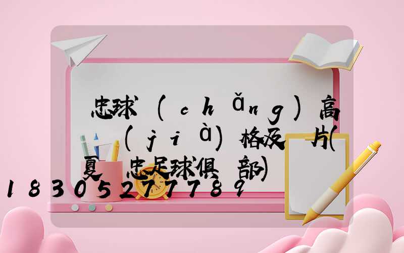 吳忠球場(chǎng)高桿燈價(jià)格及圖片(寧夏吳忠足球俱樂部)