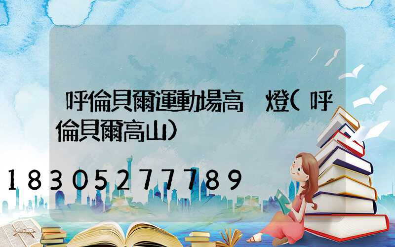 呼倫貝爾運動場高桿燈(呼倫貝爾高山)