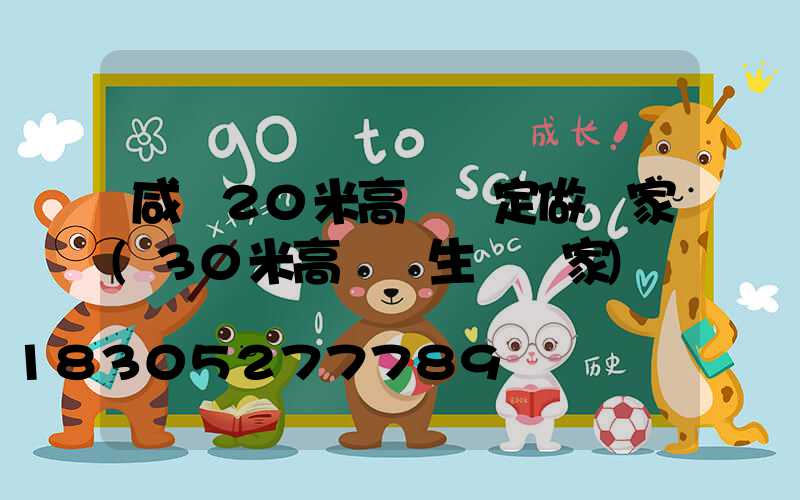咸寧20米高桿燈定做廠家(30米高桿燈生產廠家)