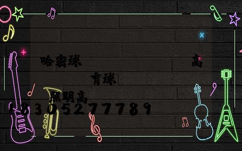 哈密球場(chǎng)高桿燈(體育球場(chǎng)照明高桿燈)