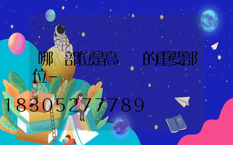 哪個部位是高桿燈的重要部位-