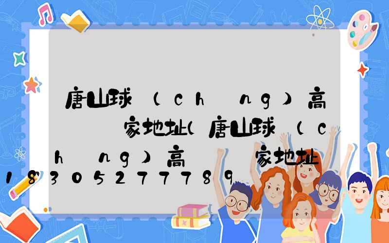 唐山球場(chǎng)高桿燈廠家地址(唐山球場(chǎng)高桿燈廠家地址電話)