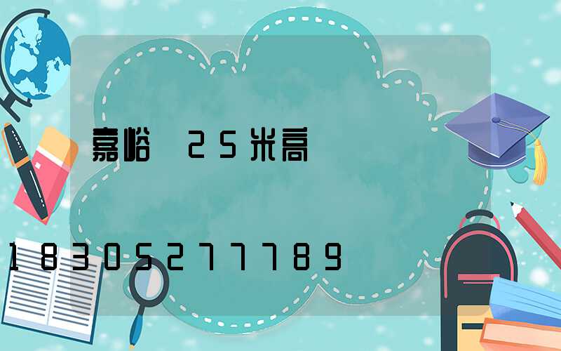 嘉峪關25米高桿燈