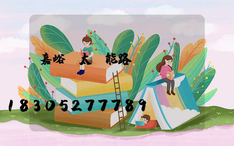 嘉峪關太陽能路燈led燈