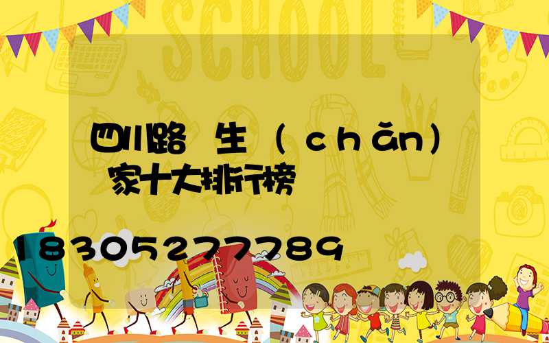 四川路燈生產(chǎn)廠家十大排行榜
