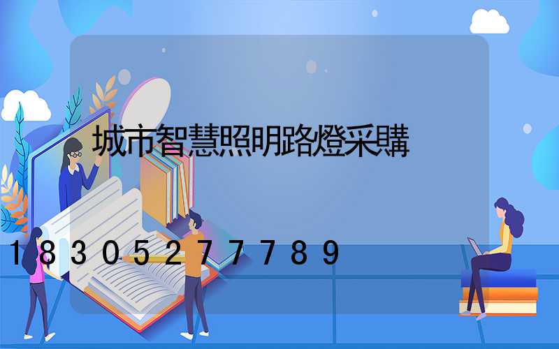 城市智慧照明路燈采購