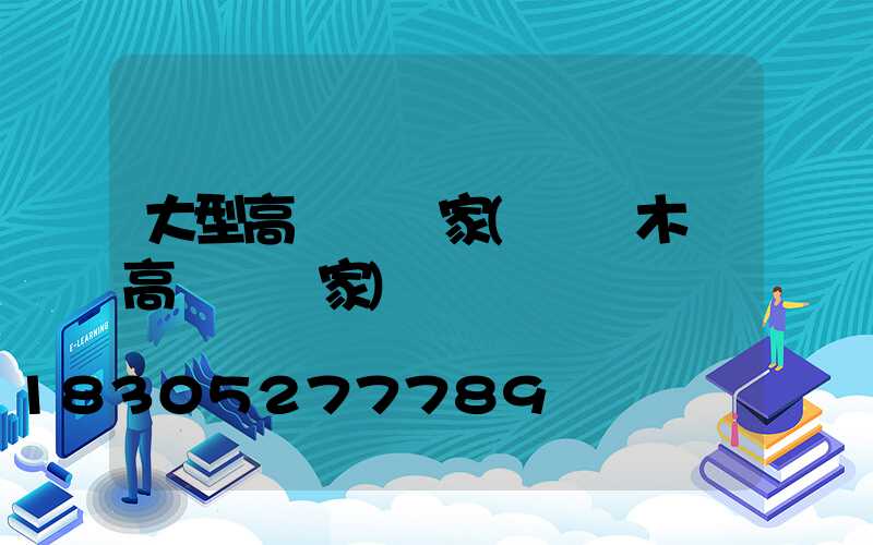 大型高桿燈廠家(烏魯木齊高桿燈廠家)