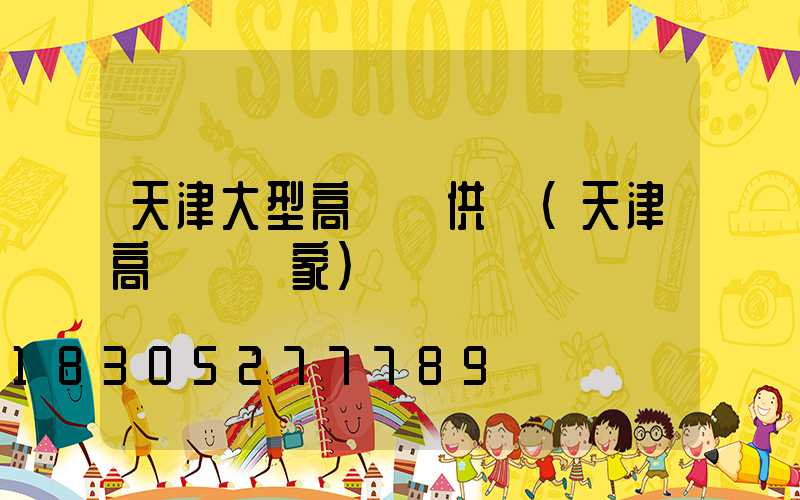 天津大型高桿燈供應(天津高桿燈廠家)