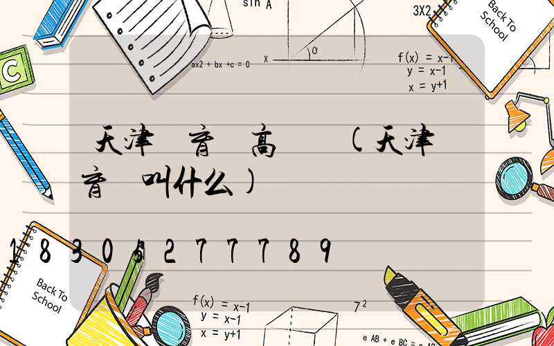 天津體育館高桿燈(天津體育館叫什么)