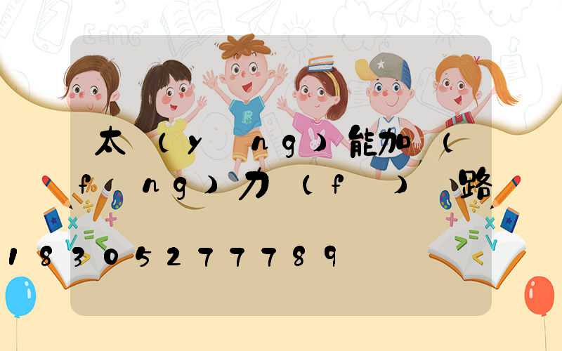 太陽(yáng)能加風(fēng)力發(fā)電路燈