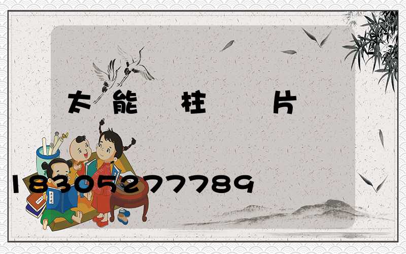 太陽能圍墻柱頭燈圖片