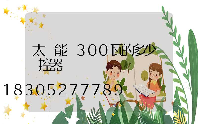 太陽能燈300瓦的多少錢遙控器