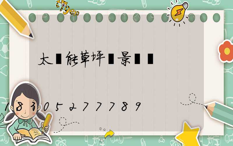 太陽能草坪燈景觀燈