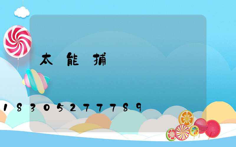 太陽能誘捕殺蟲燈