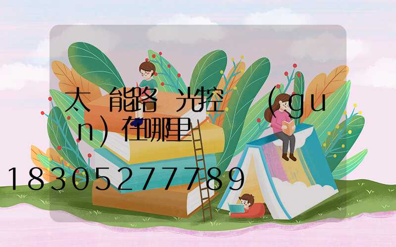 太陽能路燈光控開關(guān)在哪里