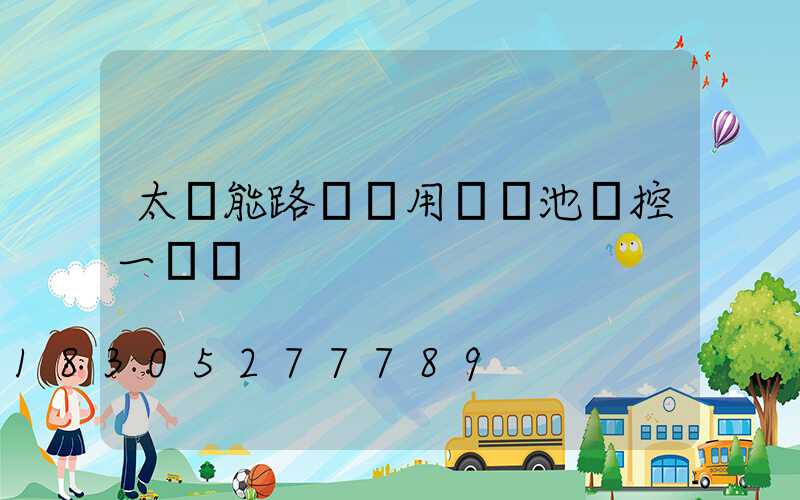 太陽能路燈專用鋰電池儲控一體機