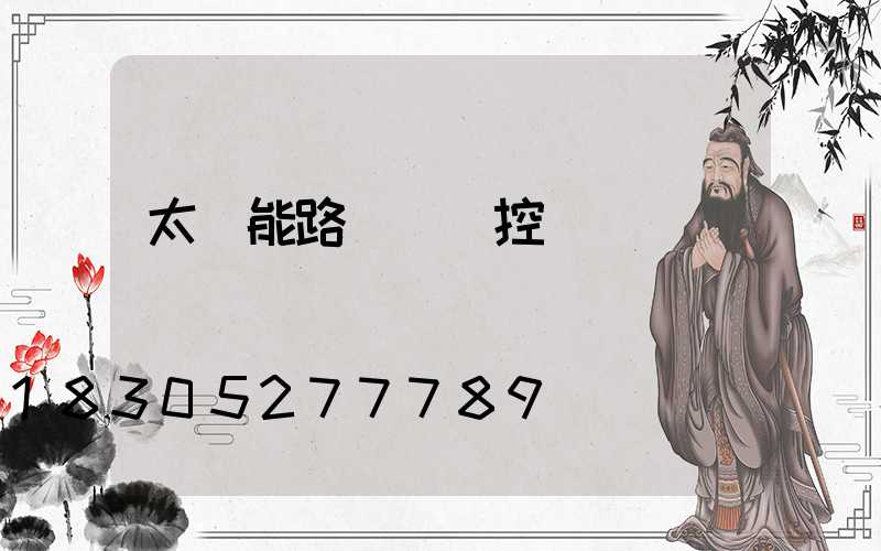 太陽能路燈帶監控