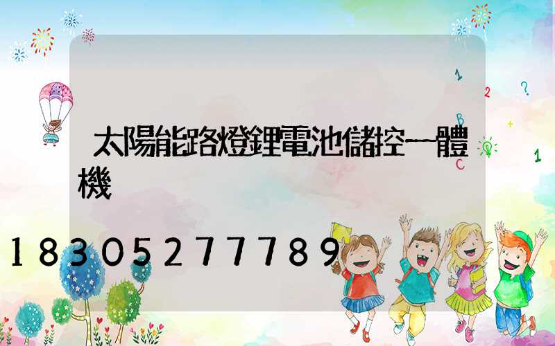 太陽能路燈鋰電池儲控一體機