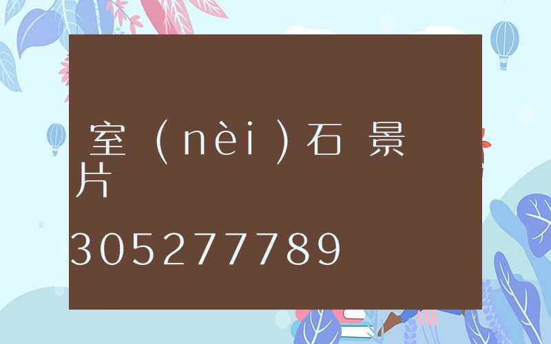 室內(nèi)石頭景觀圖片