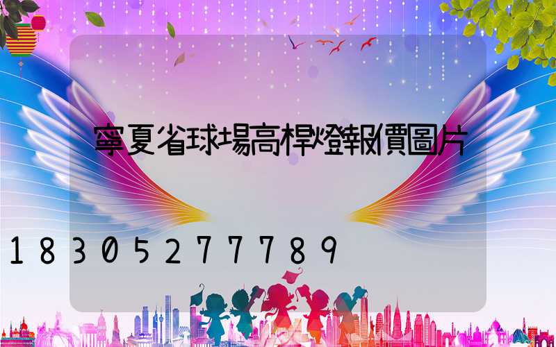 寧夏省球場高桿燈報價圖片