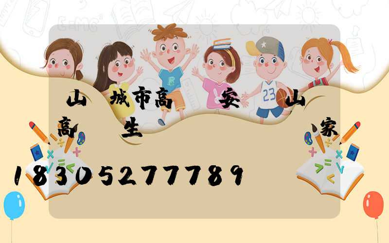 山東城市高桿燈安裝(山東高桿燈生產(chǎn)廠家)