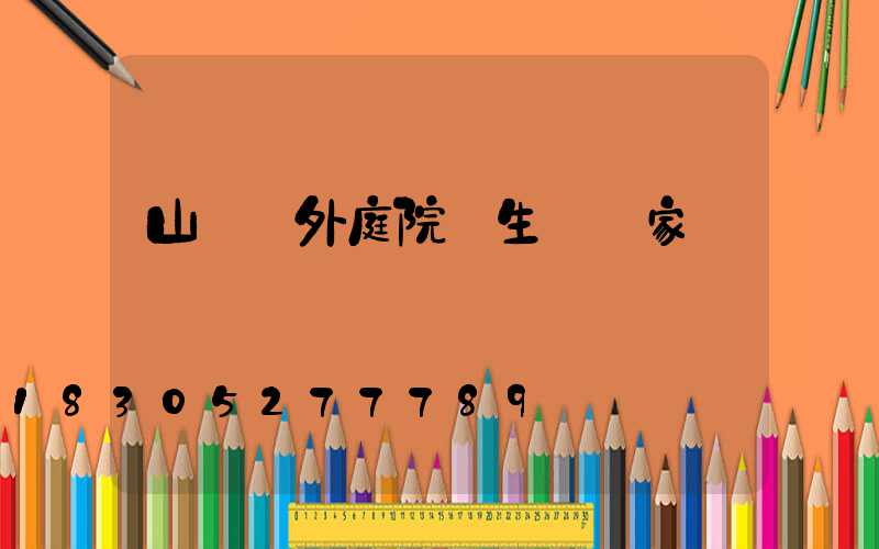 山東戶外庭院燈生產廠家