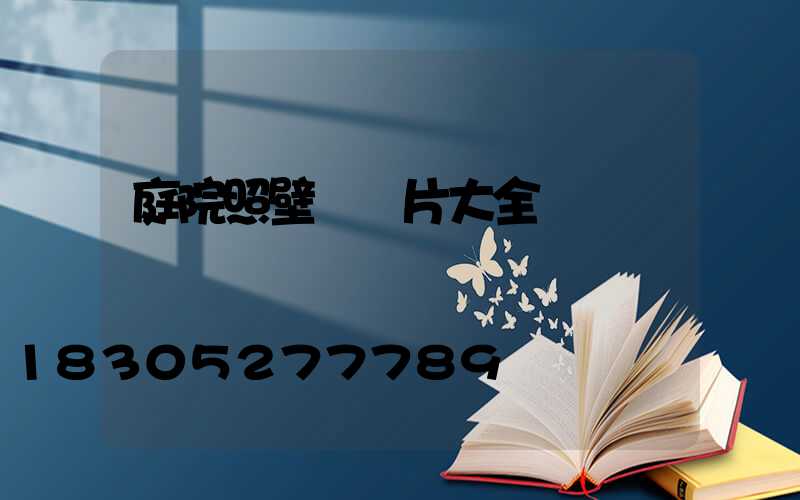 庭院照壁墻圖片大全