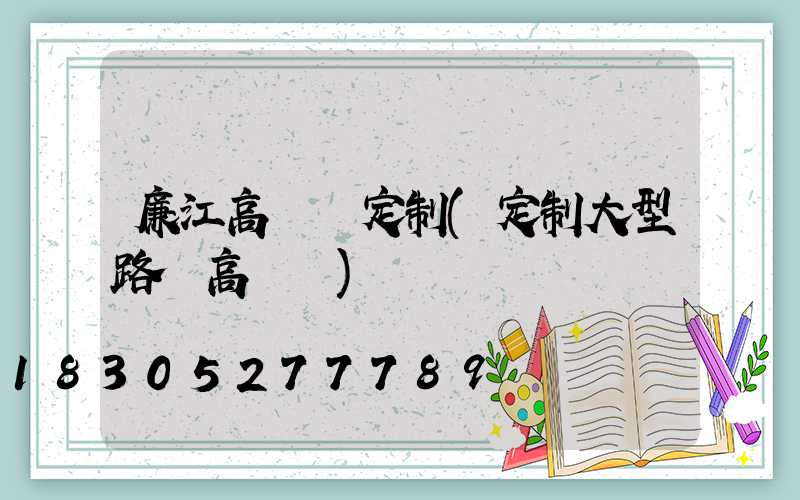廉江高桿燈定制(定制大型路燈高桿燈)