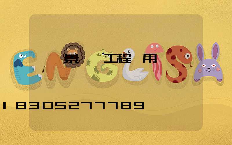 廣場景觀燈工程專用燈