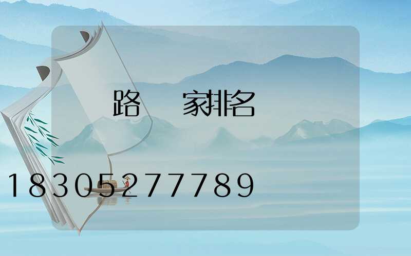 廣東路燈廠家排名