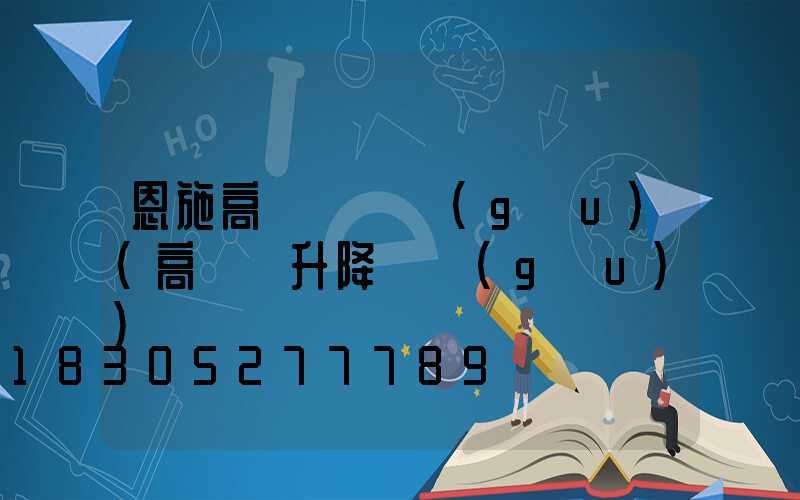 恩施高桿燈機構(gòu)(高桿燈升降機構(gòu))