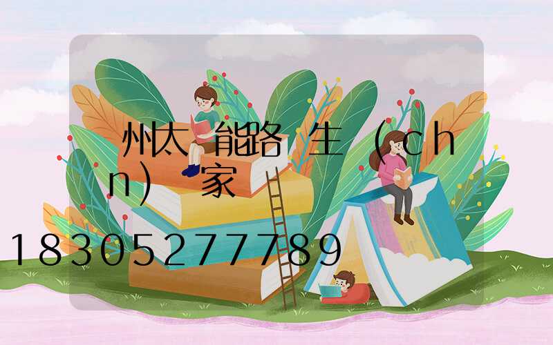 揚州太陽能路燈生產(chǎn)廠家