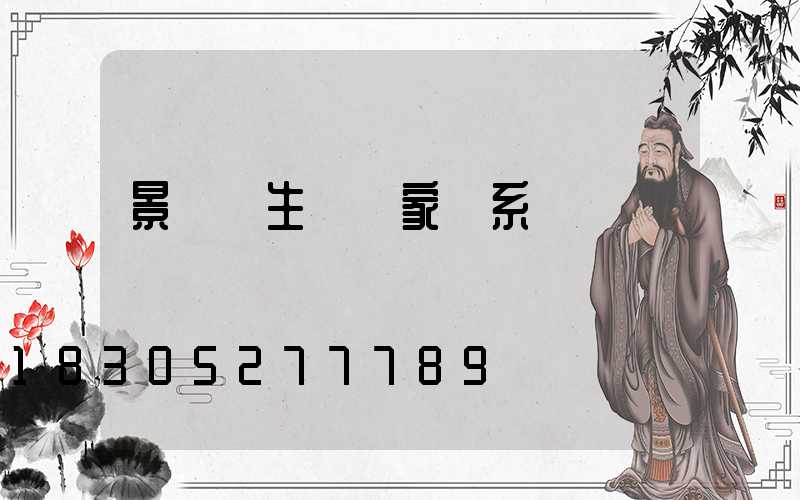 景觀燈生產廠家聯系電話